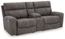 3 Pc. Power Reclining Sectional Loveseat With Console