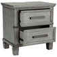 Russelyn - Gray - Two Drawer Night Stand