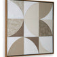 Harelman - Tan / Taupe / White - Wall Art - Forward Furniture