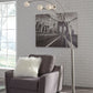 Winter - Metal Arc Lamp  - Silver Finish