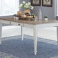 Skempton - RECT DRM Table w/Storage - White