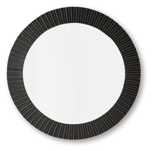 Ozias - Black - Accent Mirror - Forward Furniture