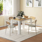 47" Wood-Effect Dining Table for 4-6 - Oak