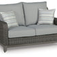 Elite Park - Loveseat w/Cushion - Gray