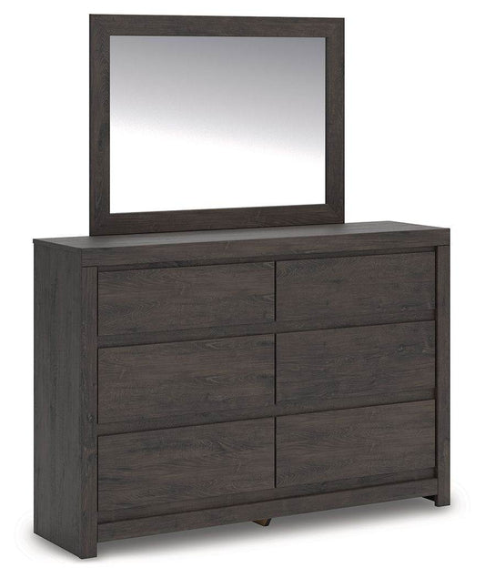 Fraluna - Charcoal - Dresser And Mirror - Forward Furniture