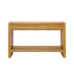 Farmhouse Console Table with Storage Drawers, Wooden Entryway Table Ideal for Living Room, Hallway, 47.5'' L x 15.5'' W x 30'' H, Brown