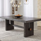 Burkhaus - Dark Brown - Rectangular Dining Room Extension Table