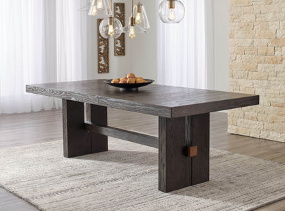Burkhaus - Dark Brown - Rectangular Dining Room Extension Table - Forward Furniture