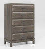 Mazing - Five Drawer Chest - Gray