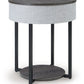 Sethlen - Gray / Black - Accent Table