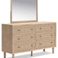 Cielden - Two-tone - Dresser And Mirror