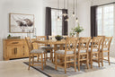 12 Pc. Table, 10 Barstools, Server