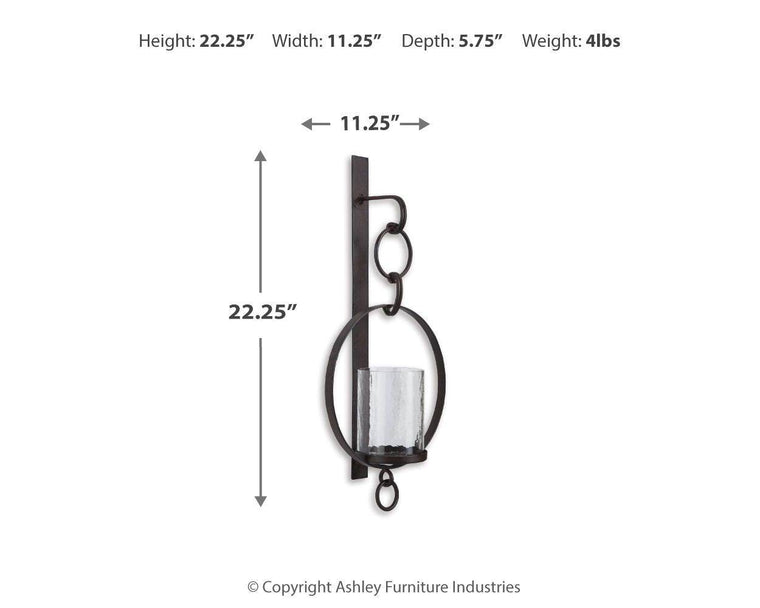 Ogaleesha - Brown - Wall Sconce - Forward Furniture