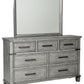 Russelyn - Gray - Dresser, Mirror