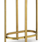Porterville - Gold Finish - Accent Table - Forward Furniture