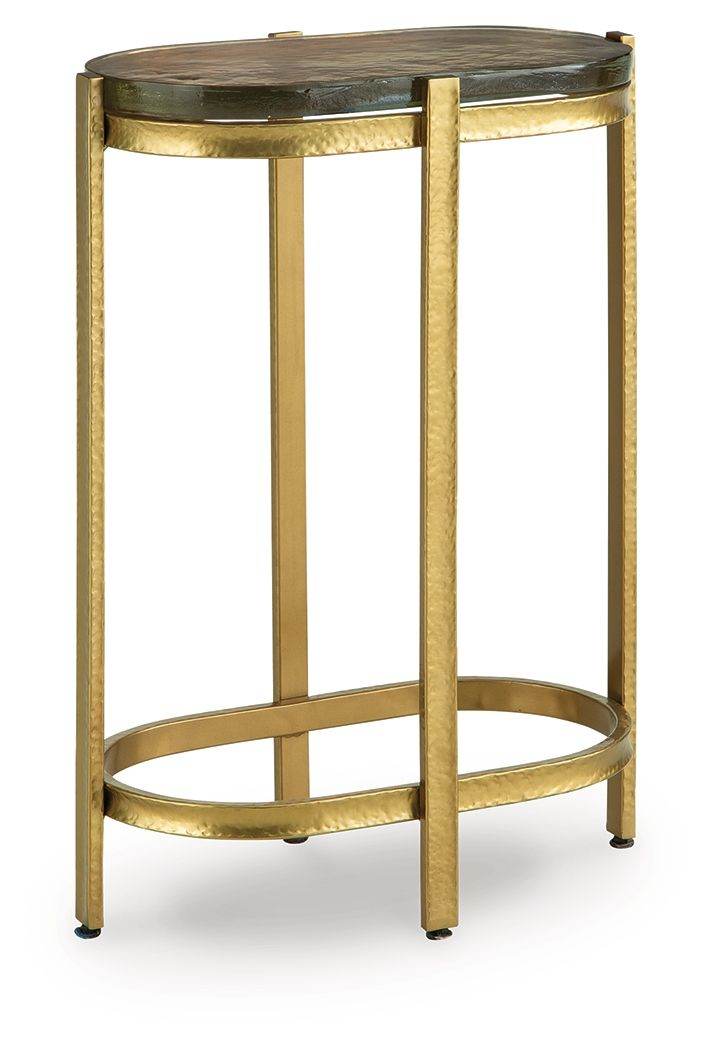 Porterville - Gold Finish - Accent Table - Forward Furniture