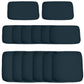 Outdoor Patio Rattan Sofa Set Cushion Polyester Cover Replacement- No Cushion Included