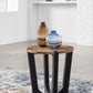 Hanneforth - Brown - Round End Table