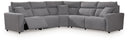 5 Pc. Power Reclining Sectional