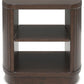 Korestone - Dark Brown - Square End Table