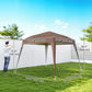 8' x 8' Pop Up Canopy, Outdoor Folding Tent, Portable Party Tent with Carrying Bag for Camping, Party, Picnic, Coffee