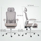 Ergonomic Mesh Office Chair with Lumbar Support - Grey