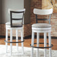 Valebeck -  Tall Upholstered Swivel Barstool