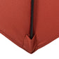 6.6FT Patio Umbrella, Outdoor Parasol with 6 Solid Ribs, Wine Red