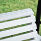 3 Seater Patio Swing Chair Wood Porch Swing with Foldable Table, Cup Holders, Steel Chains for Garden, Yard, Natural