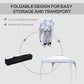 10' x 10' White Pop-Up Party Tent with 2-Tier Vented Roof