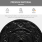 20 lb Heavy Duty Half Umbrella Base, Outdoor Concrete Umbrella Stand, Patio Half Round Base for Market Umbrella, Black