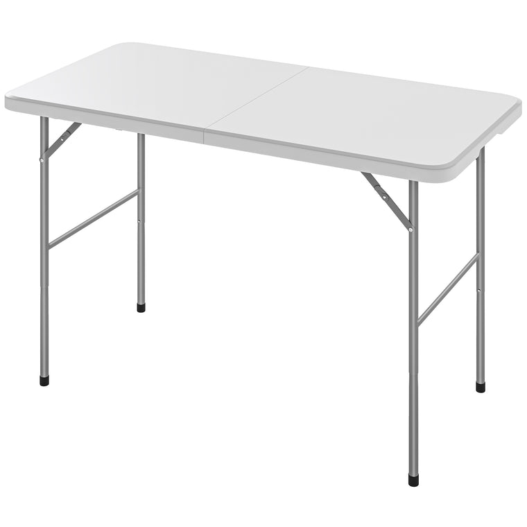47" x 24" Folding Camping Table, Adjustable Height