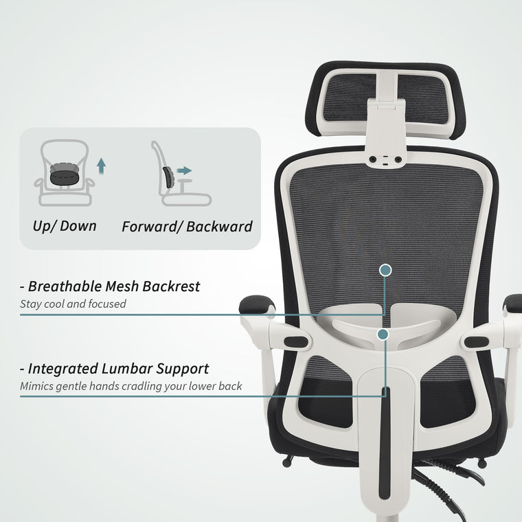 Ergonomic Mesh Reclining Office Chair with Headrest