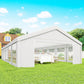 20' x 40' Party Tent, Outdoor Canopy Tent with 12 Removable Window Sidewalls for Parties, Wedding, Events, BBQ