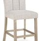 Larawyn - Upholstered Barstool (Set of 2) - Bisque