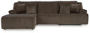 3 Pc. Left Arm Facing Press Back Chaise Reclining Sectional