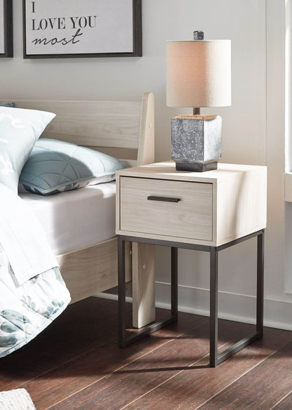 Socalle - One Drawer Night Stand - Forward Furniture
