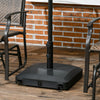 66 lb Heavy Duty Patio Umbrella Stand Filled Umbrella Holder Market Umbrella Base for Outdoor Garden Backyard Black