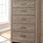 Culverbach - Gray - Five Drawer Chest