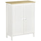 Storage Cabinet with Doors, Cupboard Organization with 2 Adjustable Shelves, Storage Solution for Living Room, Bathroom