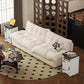 Set of 2 Side Tables, Night Stands with Charging Outlets, White
