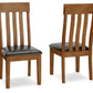 Ralene - Dining UPH Side Chair (Set of 2) - Medium Brown