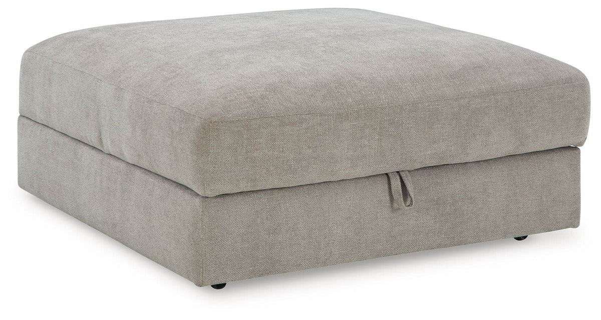 Aslan Court - Ottoman With Storage - Pebble