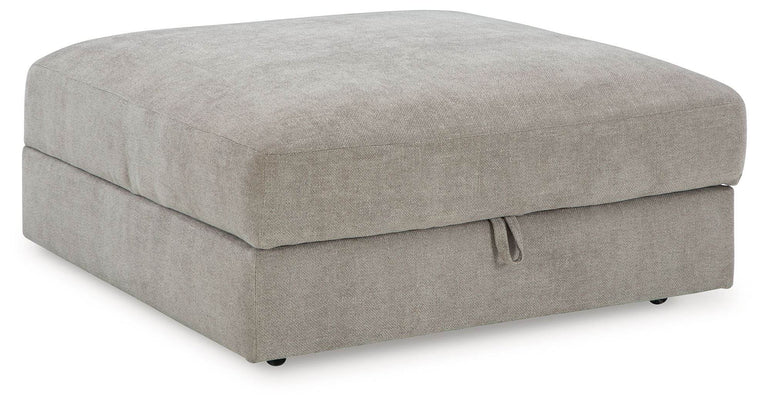 Aslan Court - Pebble - Ottoman With Storage - Forward Furniture