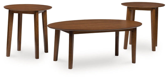 Gordonay - Brown - Occasional Table Set (Set of 3) - Forward Furniture