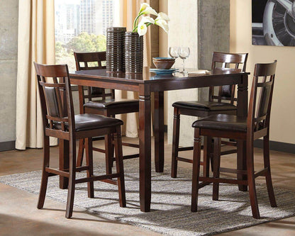 Bennox - Brown - DRM Counter Table Set (Set of 5) - Forward Furniture
