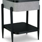 Jorvalee - Gray / Black - Accent Table with Speaker