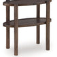 Wiattbury - Accent Table - Gray Brown