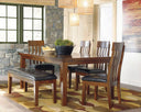 6 Pc. Table, 4 Chairs, Bench