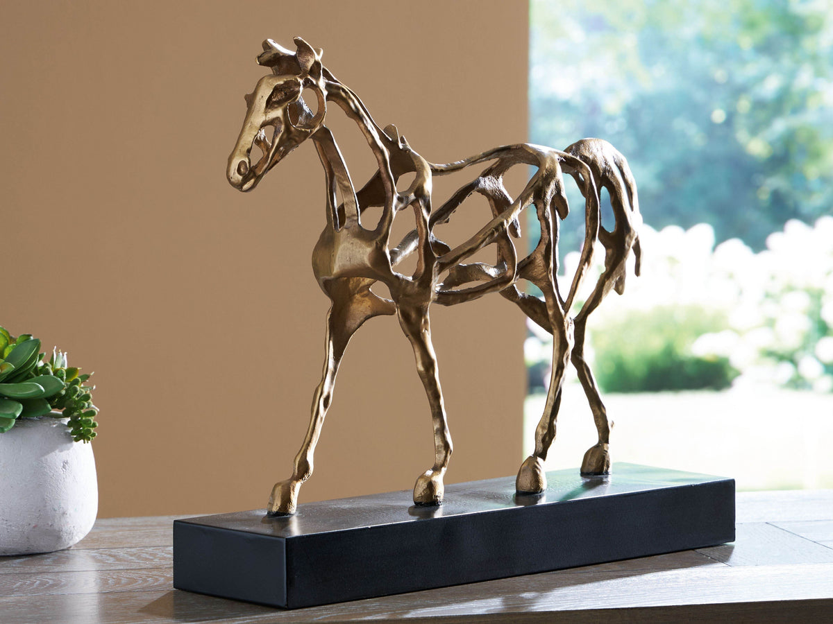 Grainville - Antique Gold Finish - Sculpture - Forward Furniture